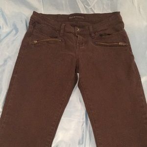 Rock & Republic skinny jeans w/zippers size 8